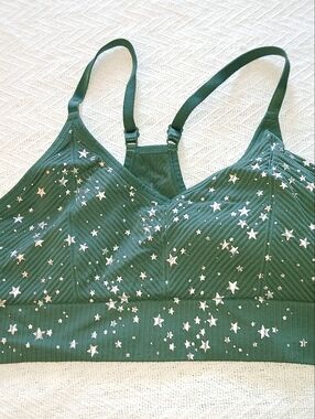 Sz.L Womems Pink Active Seemless Sports Bra